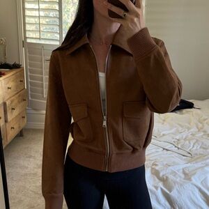 Steve Madden Suede Bomber